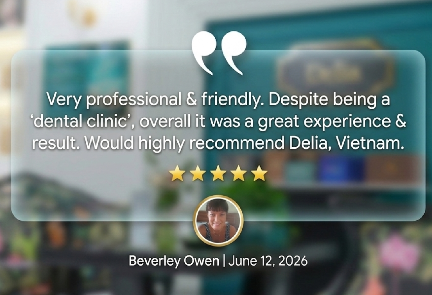 Delia Dental Review - Beverly Owen – A Great Experience & Highly Recommended Dental Journey