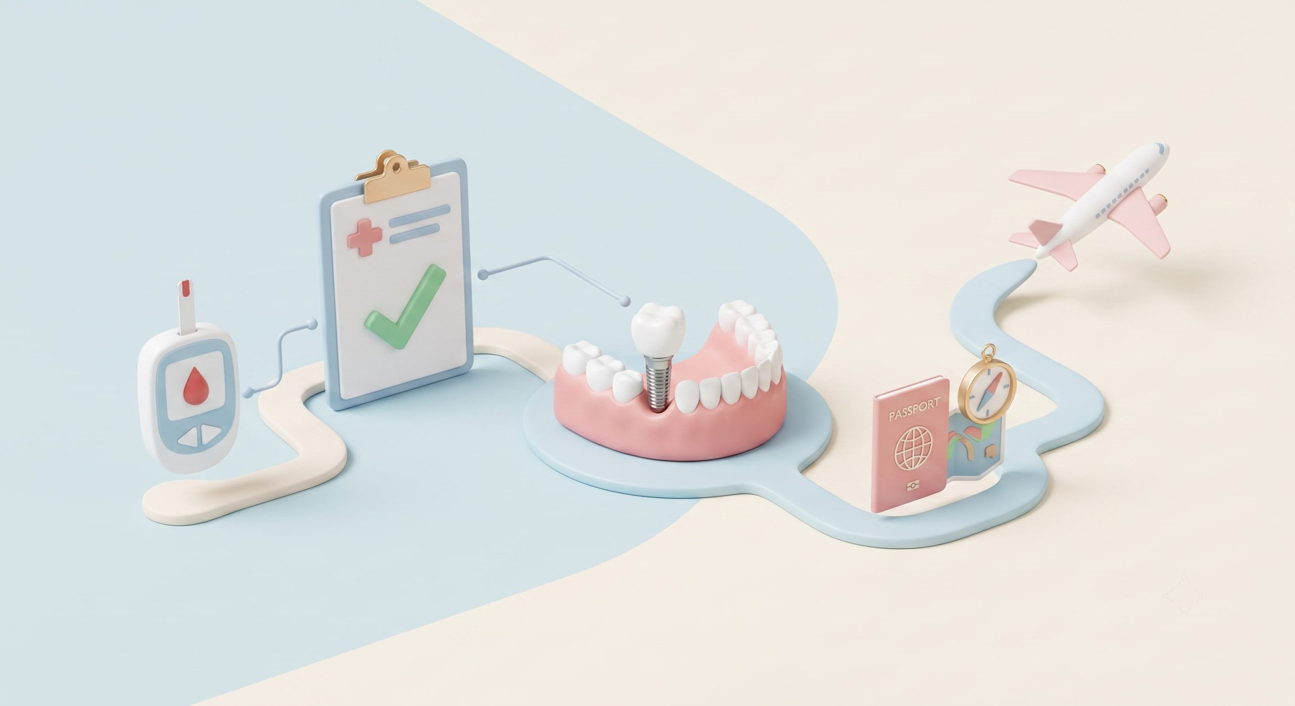 Dental Implants with Diabetes: What Must Be Checked Before You Travel?