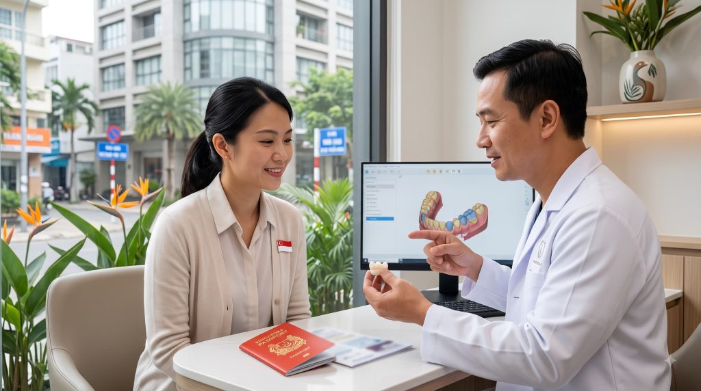 Can Singapore Patients Get a Porcelain Crown in Vietnam Over a Weekend?