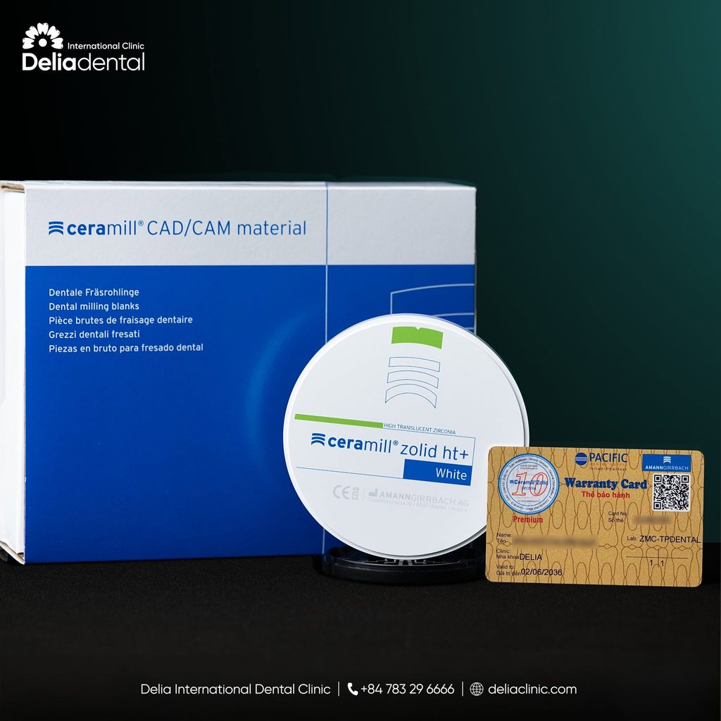 Certified dental brand with warranty card