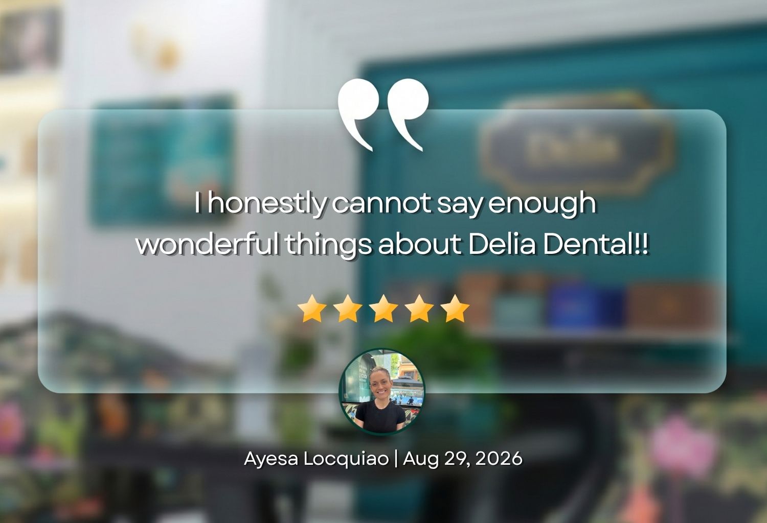 Delia Dental Review - Vivien Florence – A Beautiful New Smile and Renewed Confidence