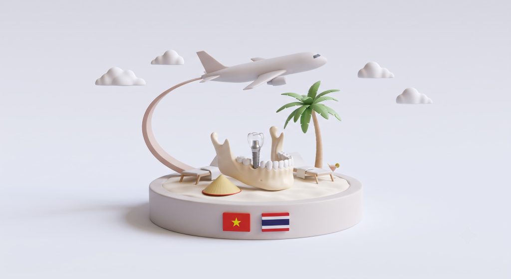 Flying to a Thailand Holiday After Dental Implant Surgery in Vietnam