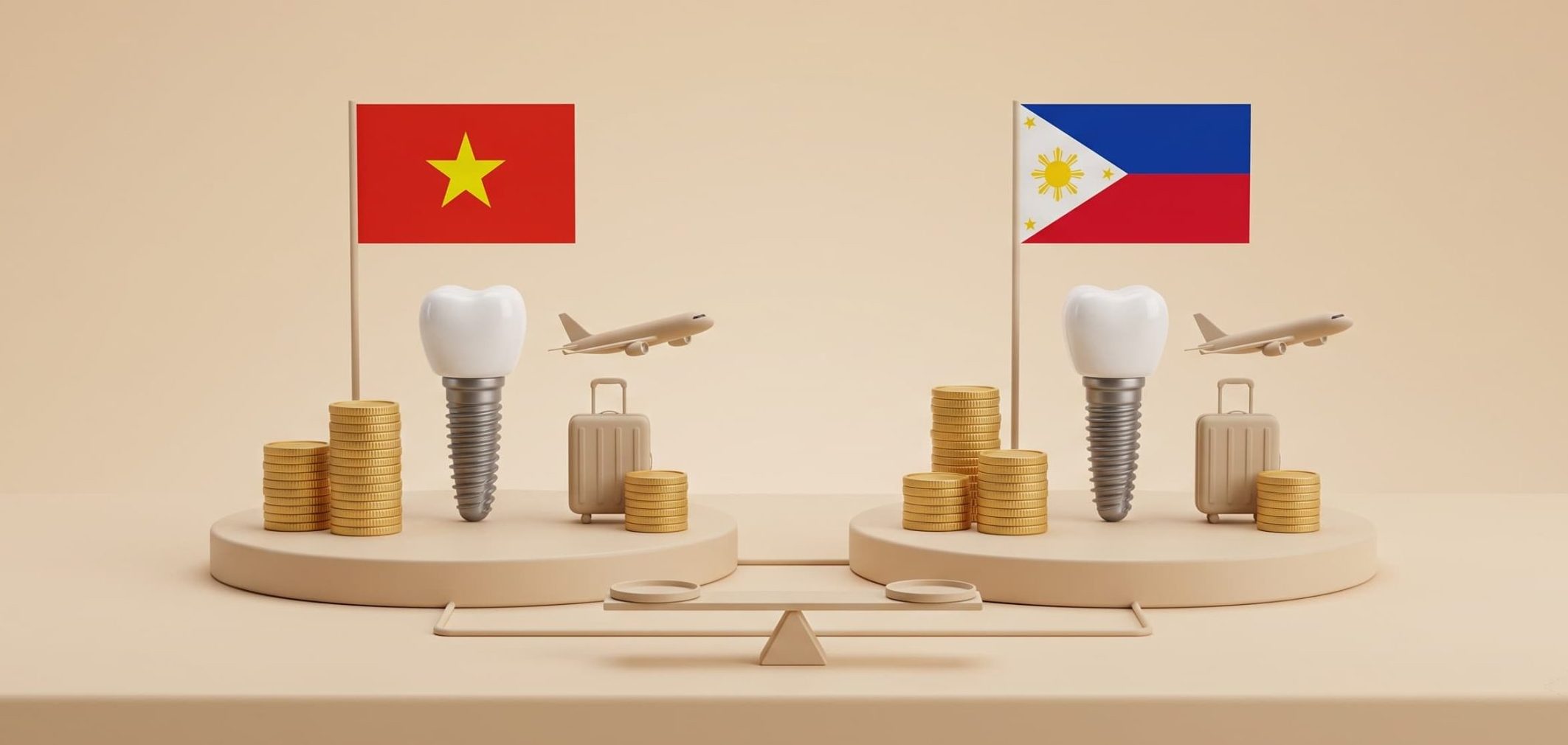 Vietnam vs the Philippines Dental Implants: Which Is Cheaper After Travel Costs?