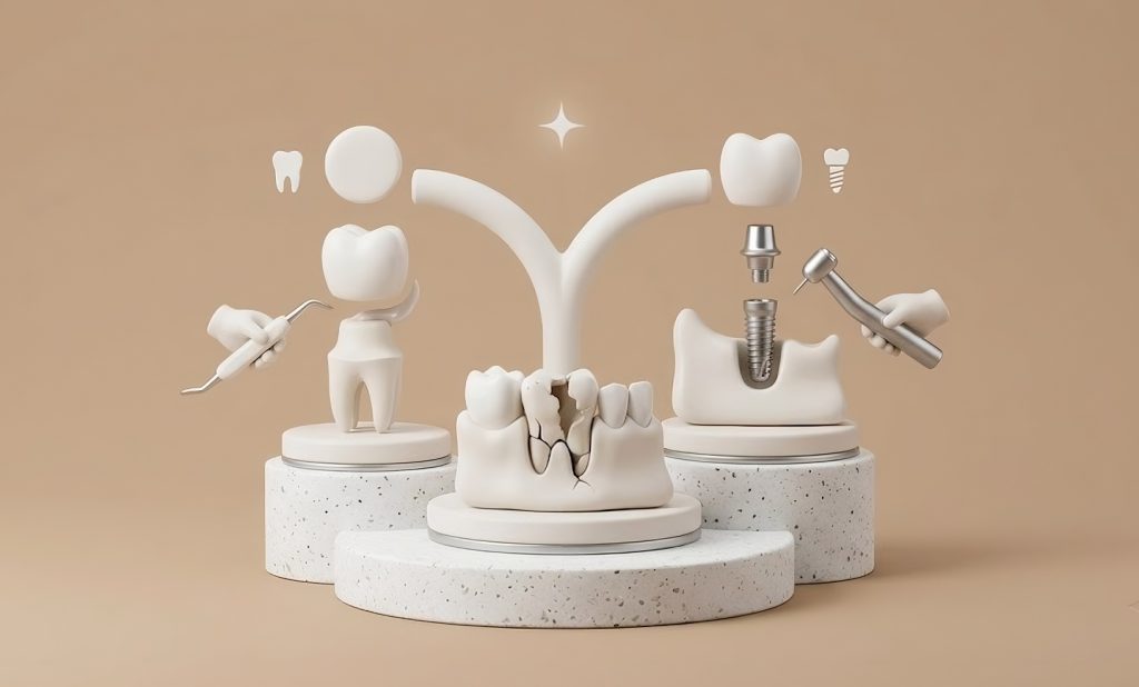 Crown or Implant for a Badly Damaged Tooth?