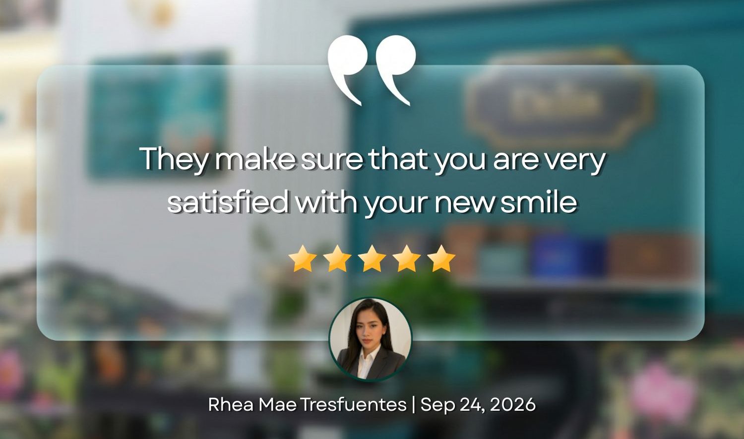Delia Dental Review - Rhea Mae Tresfuentes – Achieving a Dream Smile in Just 3 Appointments
